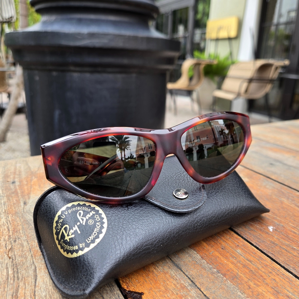 Ray‑Ban WO789 Cat‑Eye • 1995 France • Tortoise • G‑15 Glass